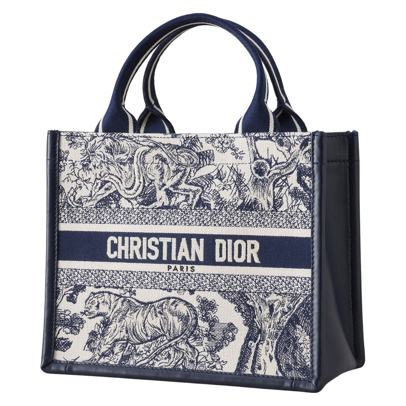 CHRISTIAN DIOR(USED)디올 M1325 레더 북토트 스몰